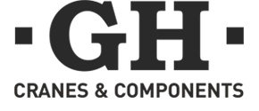 Logotipo GHSA Cranes and Components. ThinkinGH | Empresa | GH Cranes