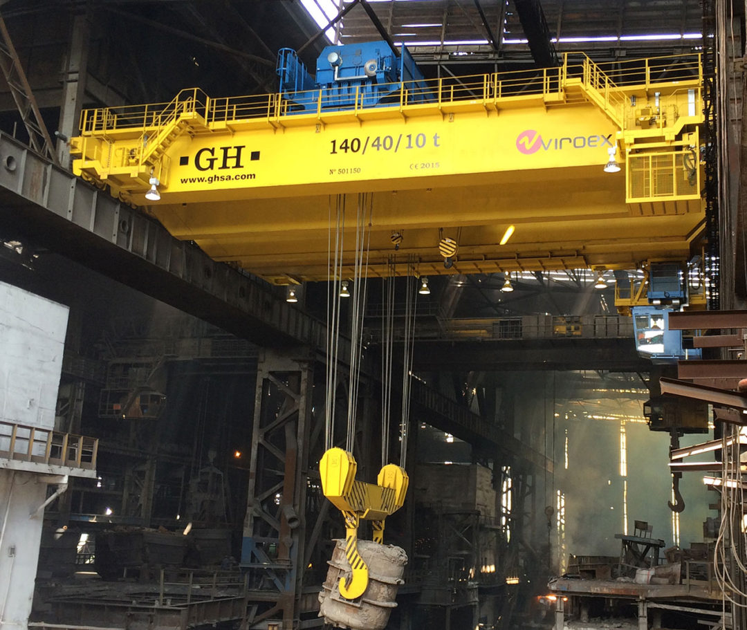 Steel Mill Cranes for Steelworks and Iron Mills | GH Crane